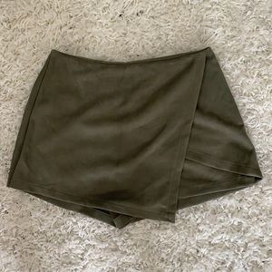 Green Charlotte Russe Skort